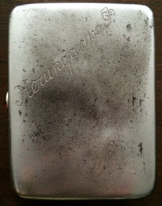 портсигар Красноармеец