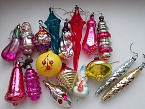 Елочные игрушки стекло