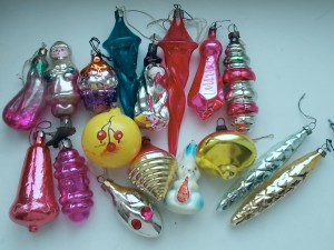 Елочные игрушки стекло
