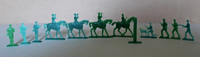 12 солдатиков СССР(пограничники)