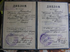 Комплект документов на Кошевого