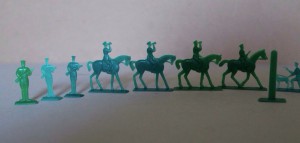 12 солдатиков СССР(пограничники)