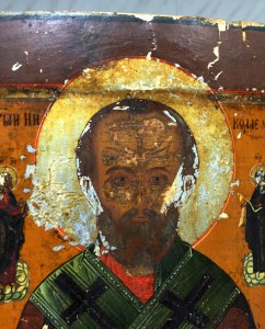Св. Николай Чудотворец. По серебру. Кавчег.