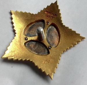 Орден Суворова 2-ой ст. №1675.