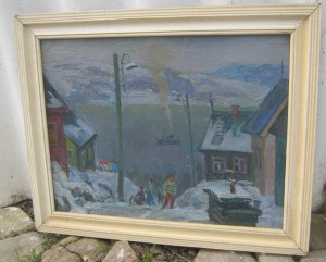Арлашин В.А. картина" Фиорд зимой"
