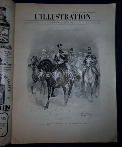 Визит императора Николая 2 во Францию 1901 год Гравюры Фото