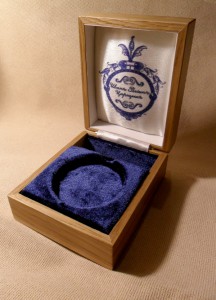 футляр для карманных часов из массива дуба