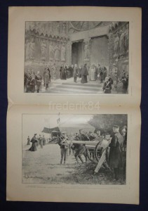 Визит императора Николая 2 во Францию 1901 год Гравюры Фото