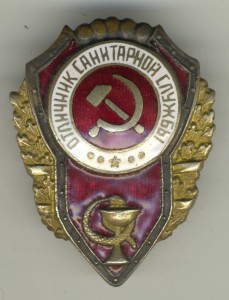Отличник санитарной службы, люкс.