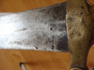 Тесак солдатский 1849г образца 1848