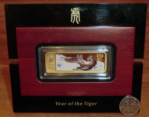 Китай для Либерии - год тигра - 20 г - 999 Пр