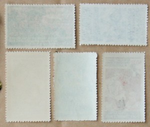 Агитационные рекламные марки 12шт довоенные (?)