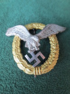 Знак ПИЛОТА-НАБЛЮДАТЕЛЯ Люфтваффе. "FLL".