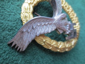 Знак ПИЛОТА-НАБЛЮДАТЕЛЯ Люфтваффе. "FLL".