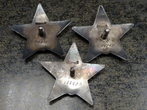 Три военные КЗ № 708385,№ 744629,№ 715747