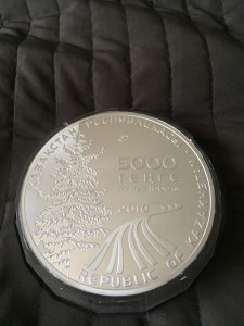 1 кг СЕРЕБРА 5000 тенге КАЗАХСТАН..СПОРТ АЗИАДА