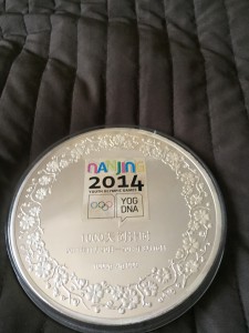 1 кг СЕРЕБРА ..ОЛИМПИАДА В КИТАЕ