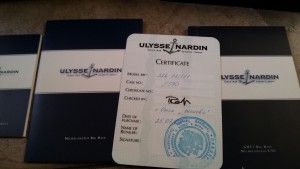 Ulisse Nardin, полный комплект, золото