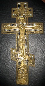 распятие 2 эмали 34,5 х 17,5 см