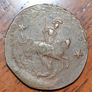 2 копейки 1762 г. Барабаны. Подлинность.