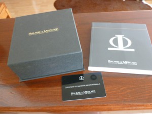 BAUME&MERCIER в полном комплекте(коробка и доки)