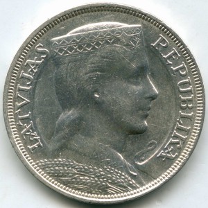 Латвия 1-я республика. 5 лат 1931