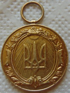 Медаля в 10-рiчницю вiдбудови Украiнськоi держави большая