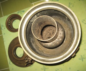 Самовар банка Захряпина, 58 см.