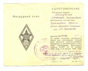 Черноморское высшее военно-морское училище им.Нахимова(3194)