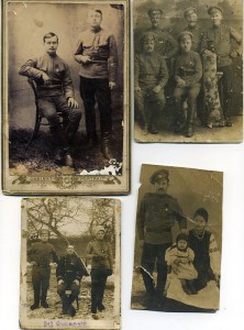 лот из 14 фото солдат с Георгиями,медалями, знаками