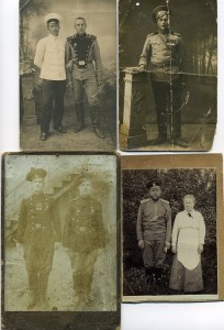 лот из 14 фото солдат с Георгиями,медалями, знаками