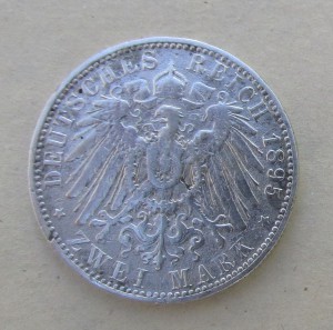2 Марки 1895. Саксен Кобург Гота.