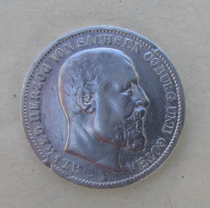 2 Марки 1895. Саксен Кобург Гота.