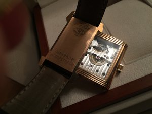 Jaeger LeCoultre Reverso Complication Grande Date 8 days pow