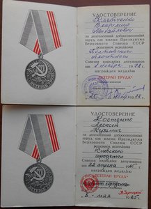 Ветераны труда - 13 шт.