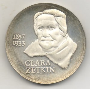 ГДР 1982 Цеткин 20 марок Серебро
