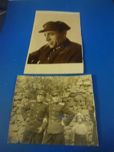 Военный билет 1957 г. , накладная на маузер 1952 г.  и фото