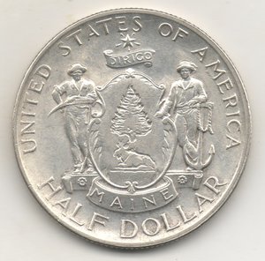 США Пол доллара Юбилейна 1920 Maine