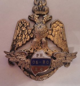 Жетон в серебре с эмалью