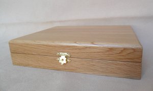 Футляр для чайных и кофейных ложек из дуба на 6 предметов