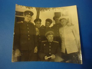 Военный билет 1957 г. , накладная на маузер 1952 г.  и фото