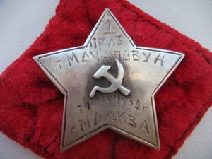Призовой знак за стрельбу