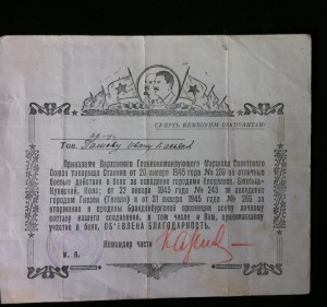 Благодарности и времянки на одного.