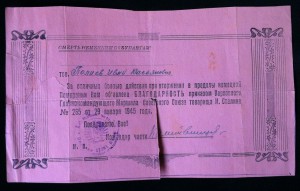 Благодарности и времянки на одного.