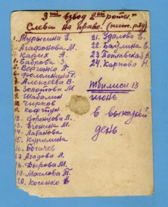 Девушки - 3-й взвод,2-я рота. г.Тбилиси.