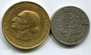 Серебро и не только.22 монеты.
