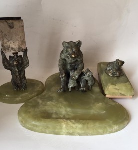 Письменный набор Медведи Россия