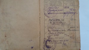 архив документов на водолаза ЭПРОН