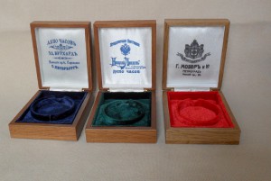футляр для карманных часов из массива дуба