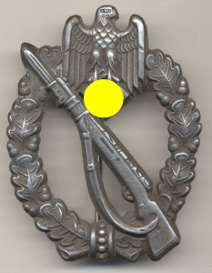 Пехотный штурмовой знак, клеймо